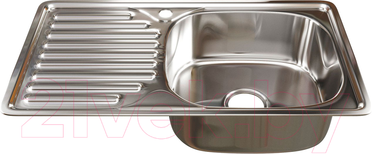 Мойка кухонная Mixline R 530530 (с сифоном)