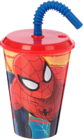 Многоразовый стакан Stor Человек-паук Красная паутина / 33485 (430мл) - 