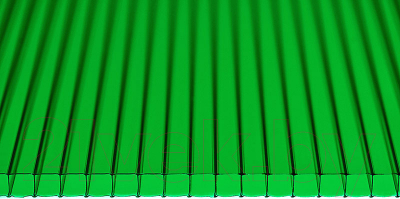 Сотовый поликарбонат Sotalight 6000x2100x8мм (зеленый)