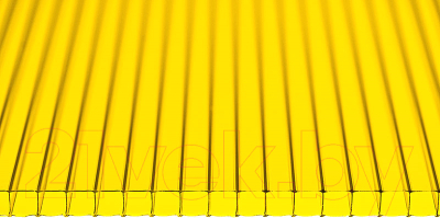 Сотовый поликарбонат Sotalight 6000x2100x8мм (желтый)