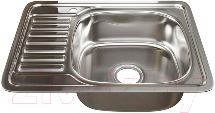 Мойка кухонная Mixline R 533712 (с сифоном)
