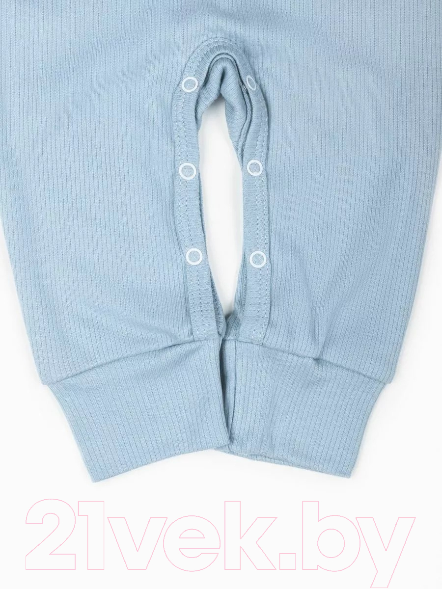 Комбинезон для малышей Amarobaby Fashion / AB-OD21-FS501/19-74 (голубой, р. 74) — фото 4