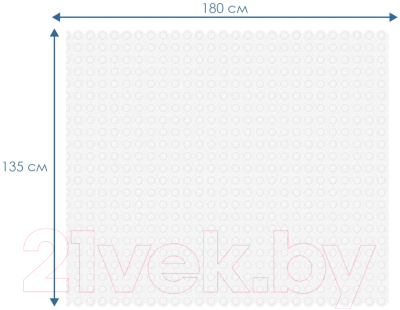 Скатерть Вилина Элегия 135x180 / 7052-005 (белый)