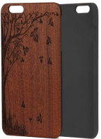 Чехол-накладка Case Wood для iPhone SE 2020/2022 (сапеле/осень) - 