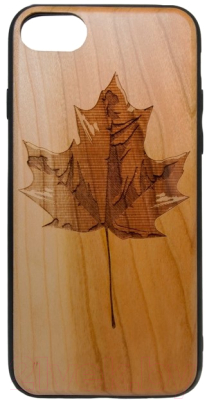 Чехол-накладка Case Wood для iPhone SE 2020/2022 (черешня/клен)