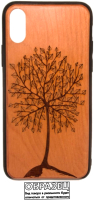 Чехол-накладка Case Wood для iPhone SE 2020/2022 (черешня/лето) - 