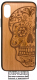 Чехол-накладка Case Wood для iPhone SE 2020/2022 (черешня/череп женский) - 
