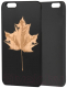 Чехол-накладка Case Wood для iPhone SE 2020/2022 (черный/клен) - 