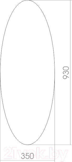 Зеркало Mixline Овал 35 525520