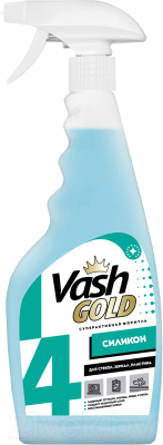 Средство для мытья стекол Vash Gold Силикон-спрей для мытья зеркал, стекла и пластика (500мл)