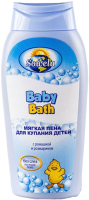 Пена для ванны детская Sowelu Baby Bath Мягкая с ромашкой и розмарином (200мл) - 