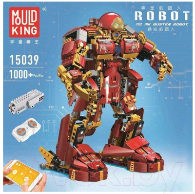 Конструктор управляемый Mould King Робот Халкбастер / 15039