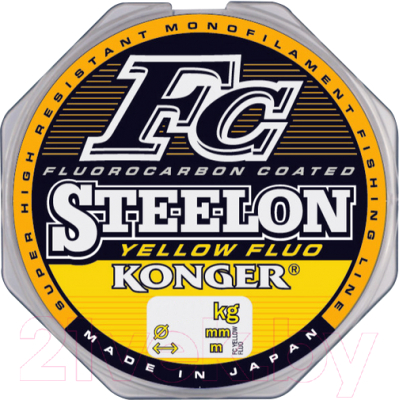 Леска монофильная Konger Steelon Fc Yelow 0.35мм 150м / 246150035