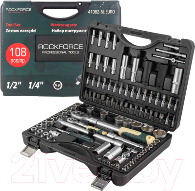 Универсальный набор инструментов RockForce RF-41082-5L Euro