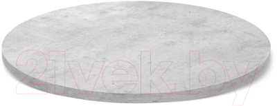 Обеденный стол Sheffilton SHT-TU4-1/90 ЛДСП (черный муар/бетон чикаго светло-серый)