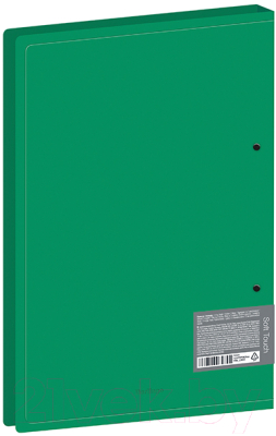 Папка для бумаг Berlingo Soft Touch / RB4_2D983 (зеленый)