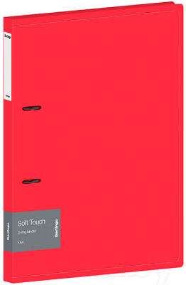 Папка для бумаг Berlingo Soft Touch / RB4_2D982 (красный)