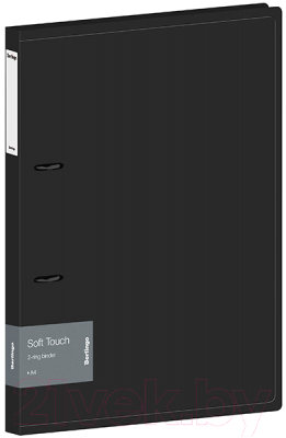Папка для бумаг Berlingo Soft Touch / RB4_2D980 (черный)