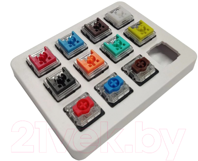 Набор переключателей для клавиатуры Keychron Low Profile Optical MX Switch / Z20 (90шт, красный)