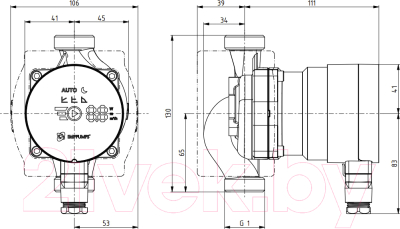 Циркуляционный насос IMP PUMPS NMT Mini Pro 25/40-130