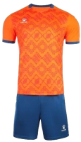 Футбольная форма Kelme Short-Sleeved Football Suit / 8151ZB1006-907 (L, оранжевый/синий) - 
