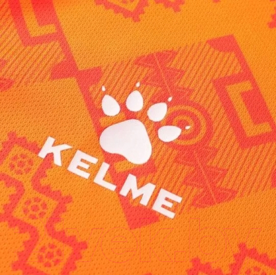 Футбольная форма Kelme Short-Sleeved Football Suit / 8151ZB1006-907 (XL, оранжевый/синий)