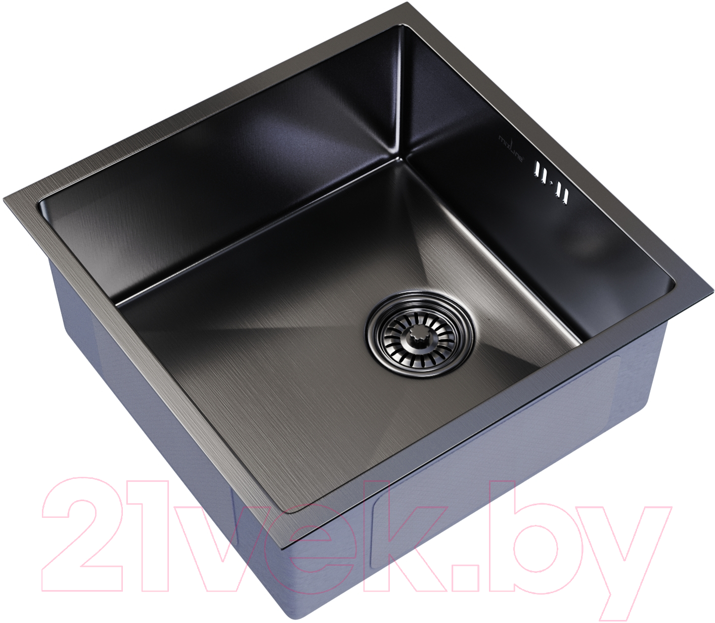 Мойка кухонная Mixline Pro 547226 (черный графит) — фото 2
