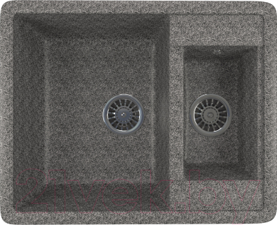 Мойка кухонная Mixline ML-GM21 525168 (темно-серый)