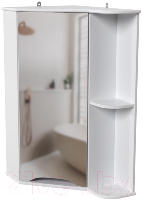 Шкаф с зеркалом для ванной Mixline Корнер 56 548969