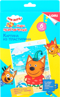 

Набор для творчества Lori, Картина из пластилина Три кота Компот / Пкк-004