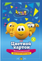 

Набор цветного картона, Веселые смайлики / 5Кц4мт_14949