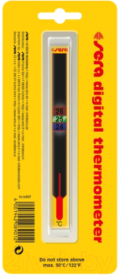 Цифровой термометр для аквариума Sera Digital жидкокристаллический / 8901