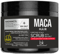 Скраб для кожи головы BelKosmex Maca Hair Соляной (200г) - 