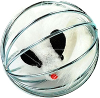 Игрушка для кошек Beeztees Мышь в проволочном шаре / 425021 - 