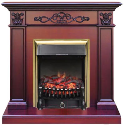 Каминокомплект Смолком Verona + Fobos FXM Brass BLT-999B-5M(BR)