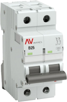 

Выключатель автоматический EKF, Averes AV-6 2P 25A (B) 6kA / mcb6-2-25B-av