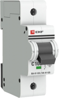 

Выключатель автоматический EKF, ВА 47-125 1Р 100А (C) 15кА / mcb47125-1-100C