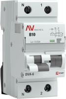

Дифференциальный автомат, Averes DVA-6 2P 10А 30мА (B) 6кА тип A / rcbo6-1pn-10B-30-a-av