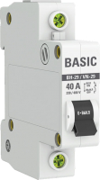 Выключатель нагрузки EKF Basic 1P 40А ВН-29 / SL29-1-40-bas - 