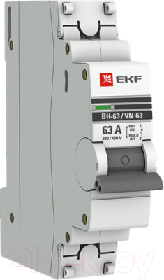 Выключатель нагрузки EKF PROxima ВН-63 1р 63А / sl63-1-63-pro