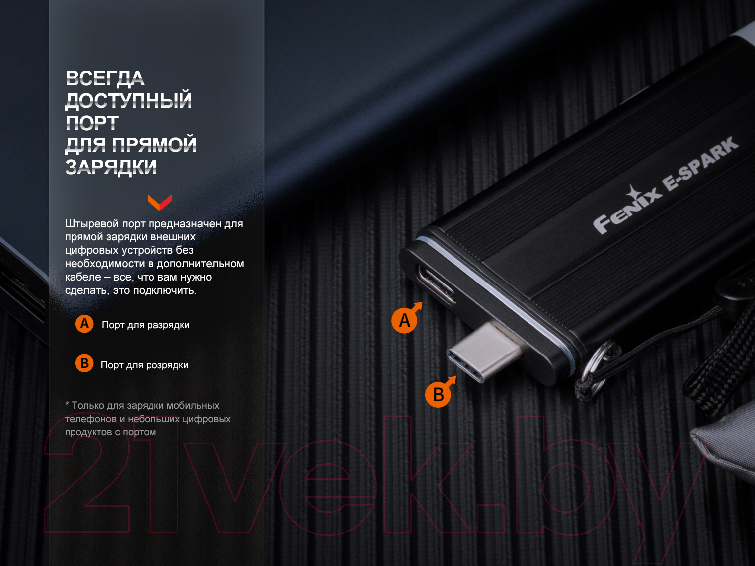 Фонарь Fenix Light E-SPARK