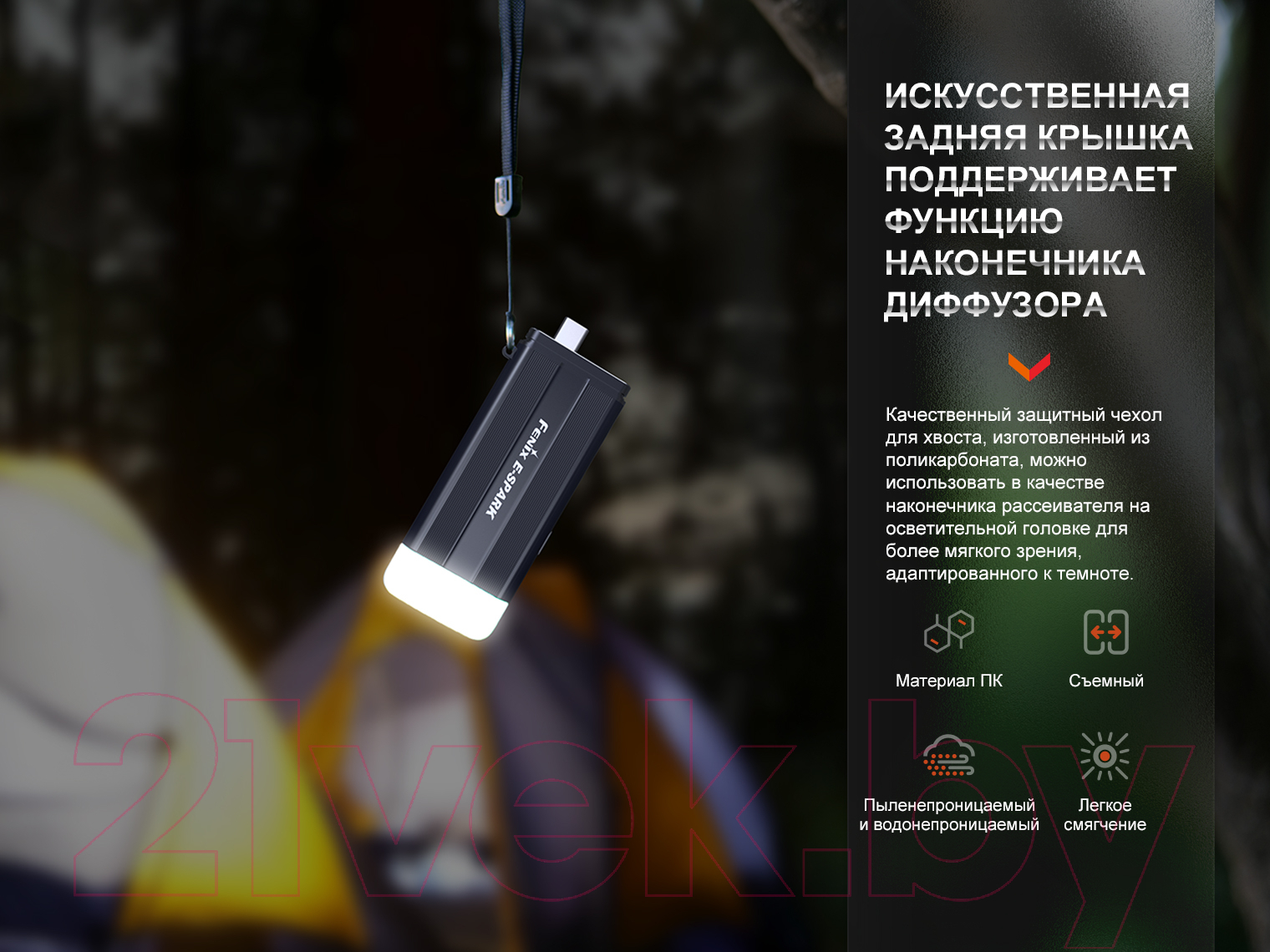 Фонарь Fenix Light E-SPARK