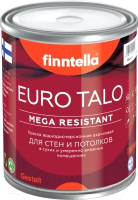 Краска Finntella Euro Talo Для стен и потолков База А F-04-1-1 (900мл, матовый) - 