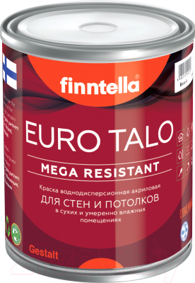 Краска Finntella Euro Talo Keskiyo F-04-1-1-FL002 (900мл)