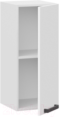 Шкаф навесной для кухни ТриЯ Детройт 1В3 исп. 2 (белый/белый глянец)