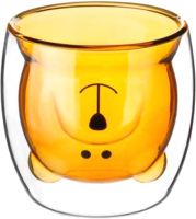 Стакан для горячих напитков Perfecto Linea Bear 30-125002 (оранжевый) - 