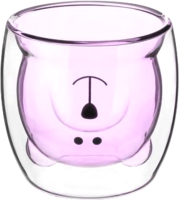 Стакан для горячих напитков Perfecto Linea Bear 30-125004 (розовый) - 