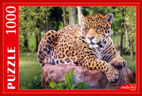 

Пазл РЫЖИЙ КОТ, Леопард на камне / ГИП1000-2019