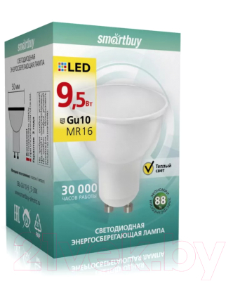 Лампа SmartBuy SBL-GU10-9.5-30K