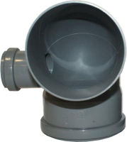 Отвод внутренней канализации Armakan ПП 110/50/90/90о / KWPP-TR-110-014-W (левый) - 